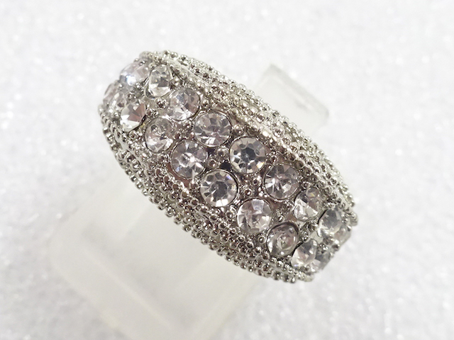 JAPANESE KIMONO / ANTIQUE CRYSTAL RING (SIZE 9.5)